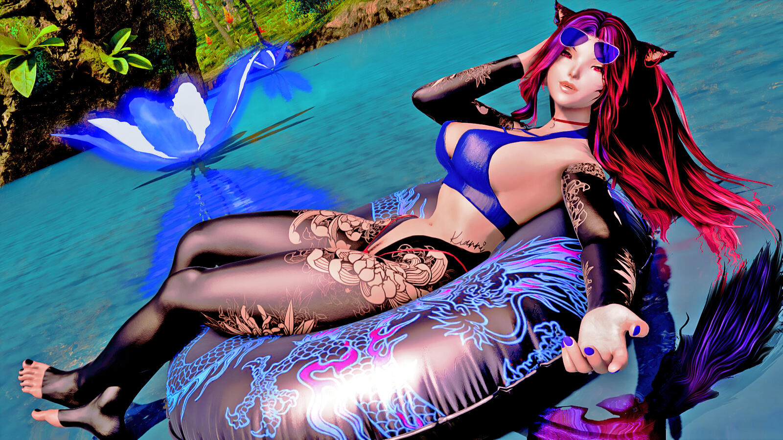 Let&#39;s hold hands and float like otters ^^